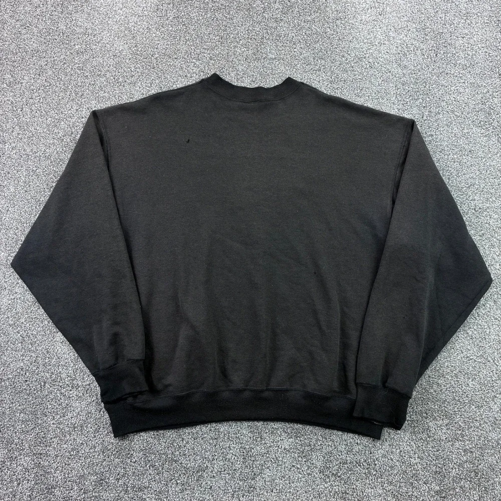 Vintage GMC Trucks Sweatshirt Men 2XL Black Faded Car Truck Embroidered Pullover - Picture 4 of 5